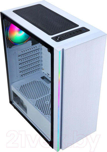 Изображение товара Корпус для компьютера Formula CL-3302W RGB (белый, без БП)