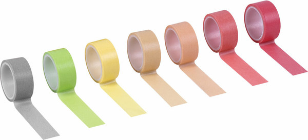 Изображение товара Набор лент декоративных Остров Сокровищ Пастель 7 теплых цветов / 661700