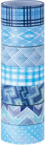 Изображение товара Набор лент декоративных Остров Сокровищ Оттенки синего / 661703