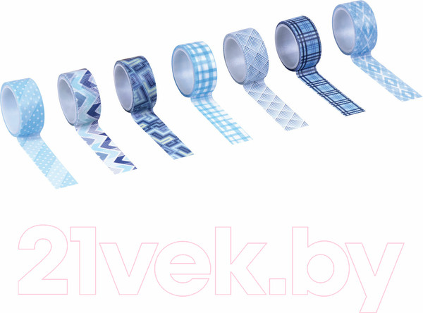 Изображение товара Набор лент декоративных Остров Сокровищ Оттенки синего / 661703