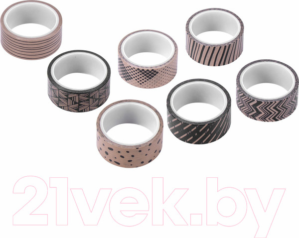 Изображение товара Набор лент декоративных Остров Сокровищ Кофейные цвета / 661706