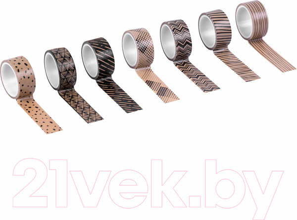 Изображение товара Набор лент декоративных Остров Сокровищ Кофейные цвета / 661706