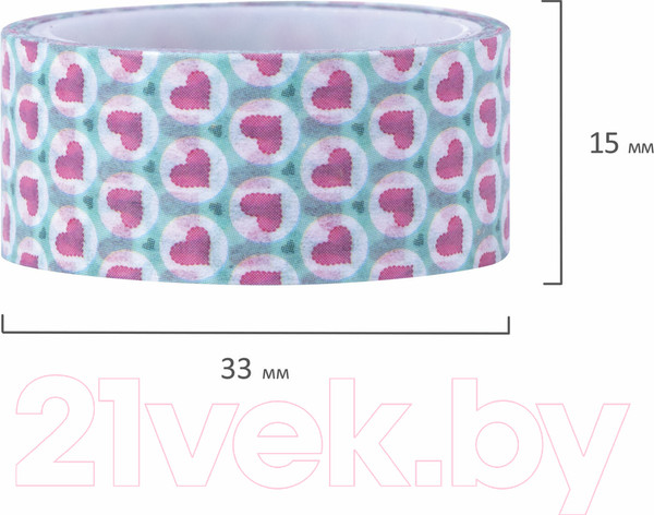 Изображение товара Набор лент декоративных Остров Сокровищ Сердца / 661708