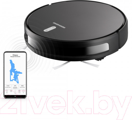 Изображение товара Робот-пылесос Redmond RV-R630S (черный)