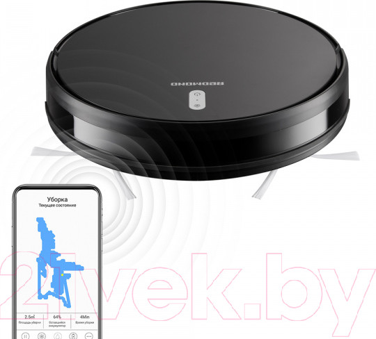 Изображение товара Робот-пылесос Redmond RV-R630S (черный)
