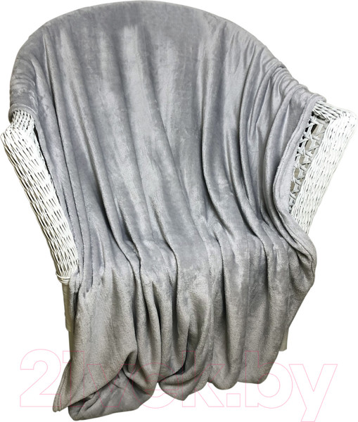 Изображение товара Плед Belezza Plain 140x200 (дымчатый/серый)