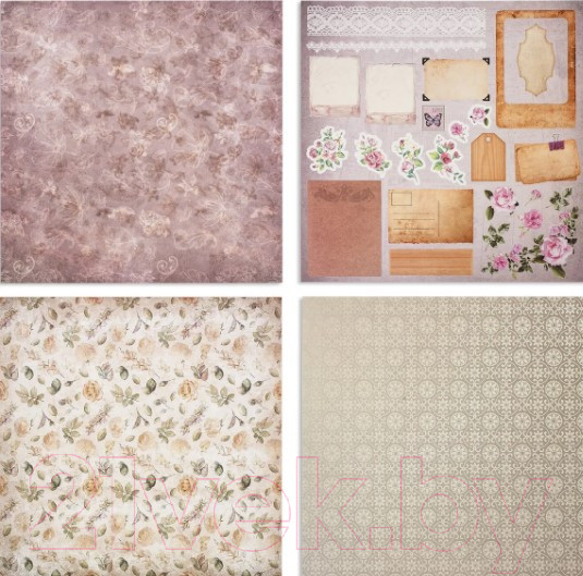 Изображение товара Набор бумаги для скрапбукинга Остров Сокровищ Винтаж / 662766 (12л)