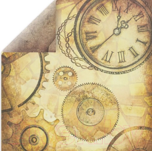 Изображение товара Набор бумаги для скрапбукинга Остров Сокровищ Стимпанк / 662769 (12шт)