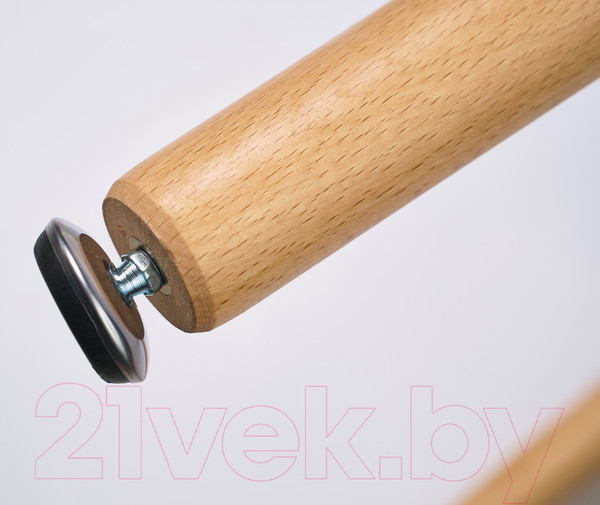 Изображение товара Обеденный стол Mio Tesoro ST-025 (80x74, белый/дерево)