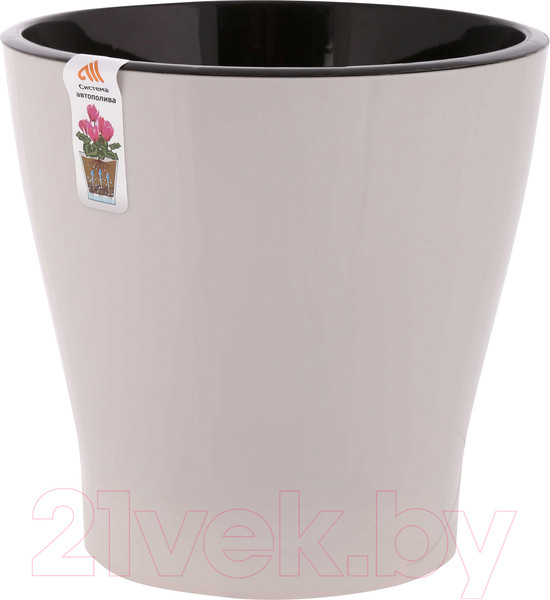 Изображение товара Кашпо Альтернатива Лея / М7939 (бежевый, с автополивом)
