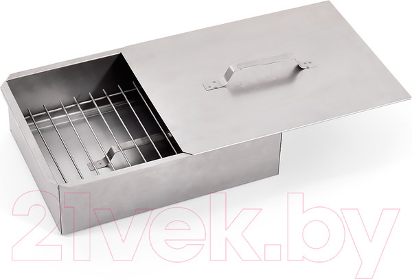 Изображение товара Коптильня НПО Кедр KNS1-01 с поддоном для сбора жира 