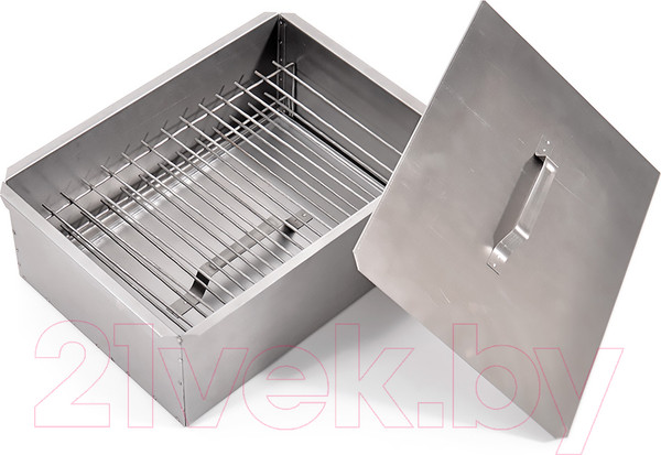 Изображение товара Коптильня НПО Кедр KNS2-01 с поддоном для сбора жира
