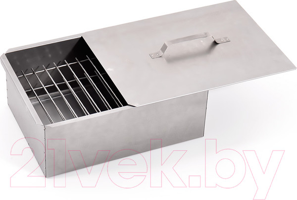 Изображение товара Коптильня НПО Кедр KNS2-02 с поддоном для сбора жира