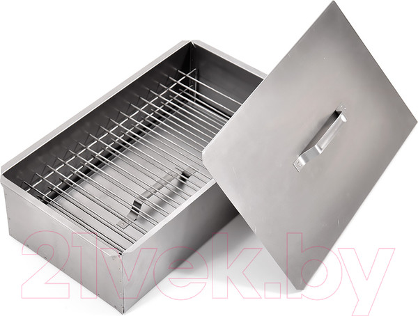 Изображение товара Коптильня НПО Кедр KNS2-04 с поддоном для сбора жира