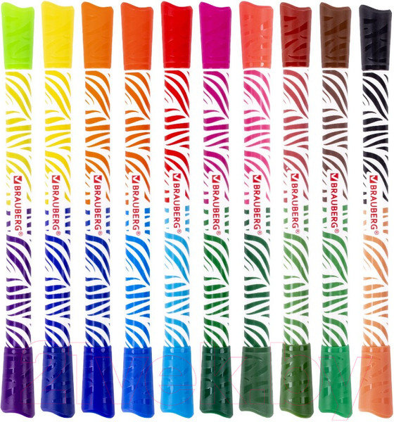 Изображение товара Фломастеры Brauberg Premium Bi-Color / 151945 (20цв)