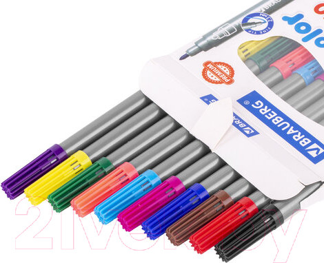 Изображение товара Фломастеры Brauberg Premium Dual-Tip / 151946 (10шт)