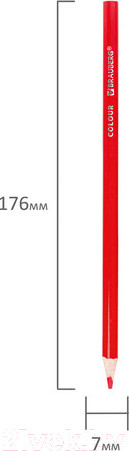 Изображение товара Набор цветных карандашей Brauberg Premium / 181654 (36цв)