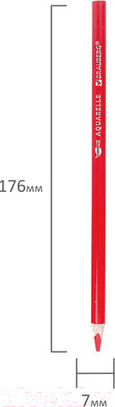 Изображение товара Набор акварельных карандашей Brauberg Premium / 181671 (12цв)