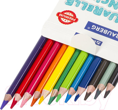 Изображение товара Набор акварельных карандашей Brauberg Premium / 181671 (12цв)