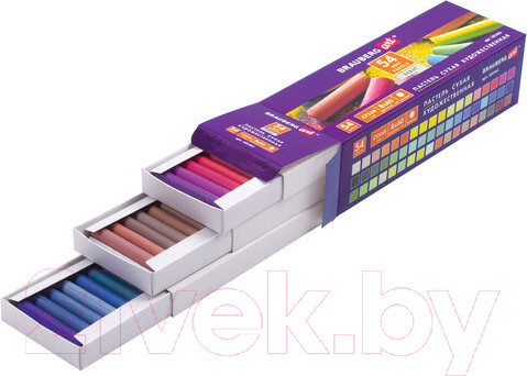 Изображение товара Набор сухой пастели Brauberg Art Debut / 181462 (54цв)