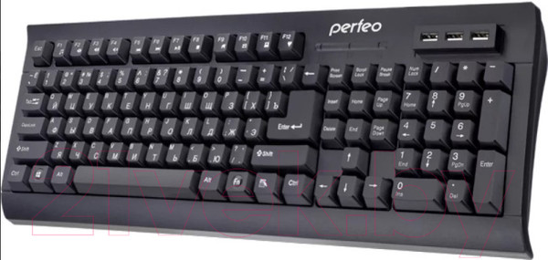Изображение товара Клавиатура Perfeo HUB-BIT / PF-5139 (черный)