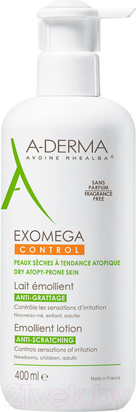 Изображение товара Лосьон для тела A-Derma Exomega Control Смягчающий (400мл)