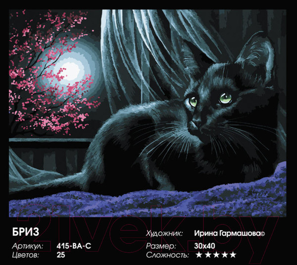 Изображение товара Картина по номерам БЕЛОСНЕЖКА Бриз / 415-BA-C