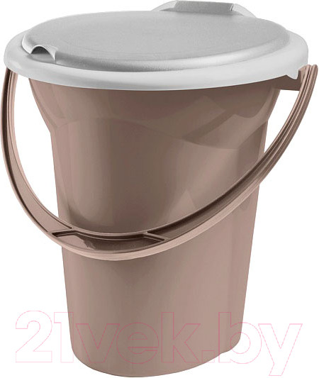 Изображение товара Ведро-туалет Бытпласт Лотос / 4312264 (коричневый)