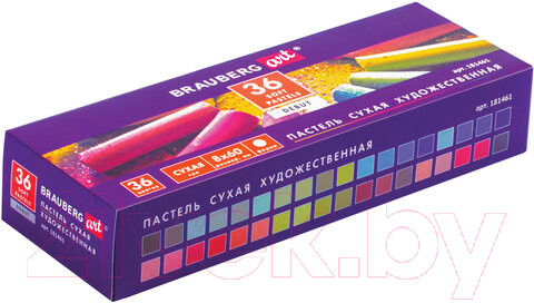 Изображение товара Набор сухой пастели Brauberg Art Debut / 181461 (36цв)