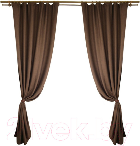 Изображение товара Штора Belezza Blackout Derby 038 DRP T 140x270 (шоколад)