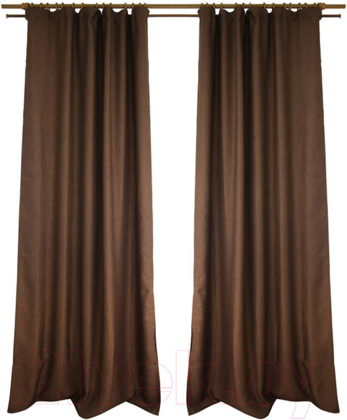 Изображение товара Штора Belezza Blackout Derby 038 DRP T 140x270 (шоколад)