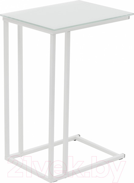 Изображение товара Приставной столик РасГар Престиж (белый/белый)
