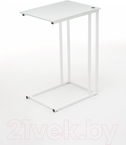 Изображение товара Приставной столик РасГар Престиж (белый/белый)