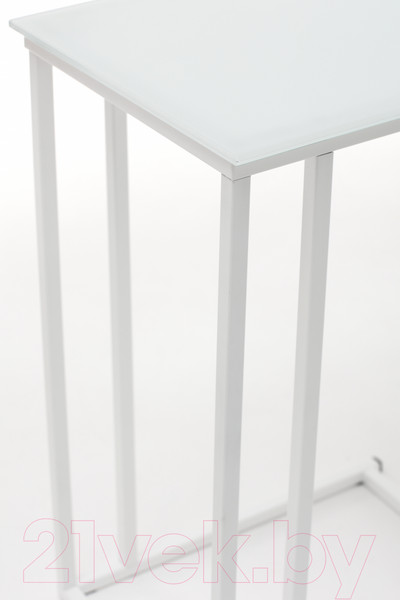 Изображение товара Приставной столик РасГар Престиж (белый/белый)