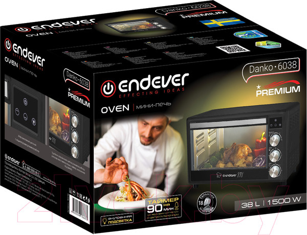 Изображение товара Ростер Endever Danko 6038 (черный)