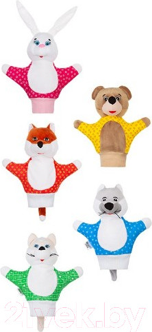 Изображение товара Набор кукол-перчаток ROXY-KIDS 5 персонажей / RHT-001