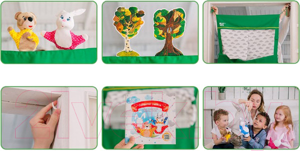 Изображение товара Набор кукол-перчаток ROXY-KIDS 5 персонажей / RHT-001
