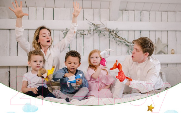 Изображение товара Набор кукол-перчаток ROXY-KIDS 5 персонажей / RHT-001