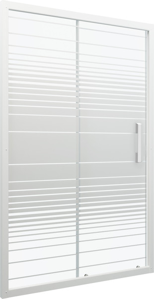 Изображение товара Душевая дверь Triton Слайд 100x185 (полосы стекло)