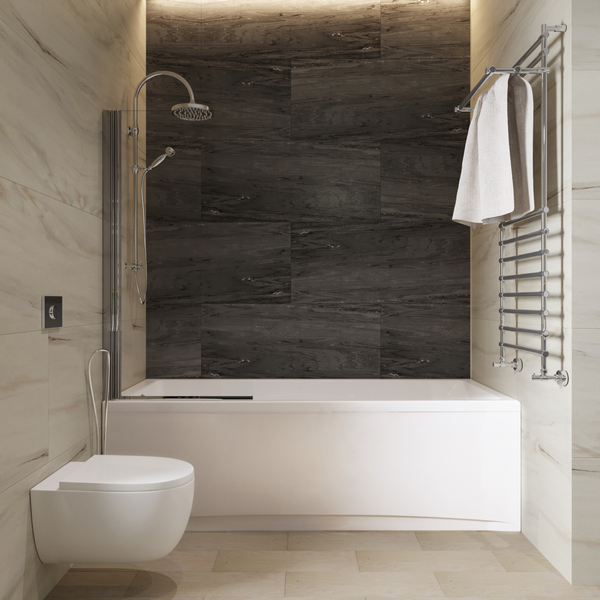 Изображение товара Стеклянная шторка для ванны Triton Соло 75x140 (прозрачное стекло)