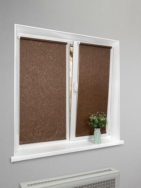 Изображение товара Рулонная штора Lm Decor Жаккард LM 66-09 220x185 (светло-коричневый)