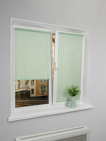 Изображение товара Рулонная штора Lm Decor Жаккард LM 66-22 120x170 (салатовый)