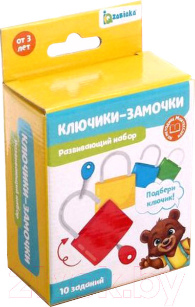 Изображение товара Развивающая игра Zabiaka Замочки-ключики / 5204563