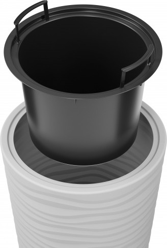 Изображение товара Кашпо Альтернатива Оазис / М8076 (серый)