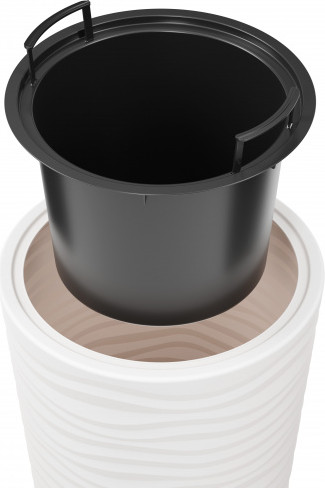 Изображение товара Кашпо Альтернатива Оазис / М8078 (белый)