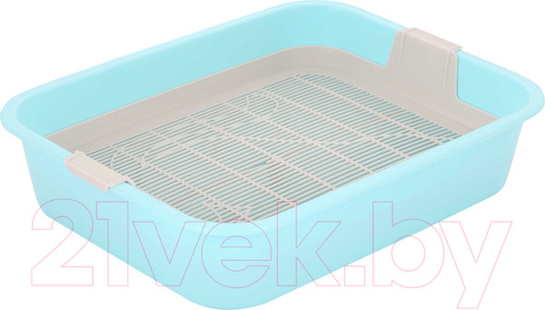 Изображение товара Туалет-лоток Альтернатива Мур-мяу / М7848 (голубой)
