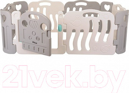 Изображение товара Игровой манеж Pituso Морской / L-WL07 (серый/бежевый)