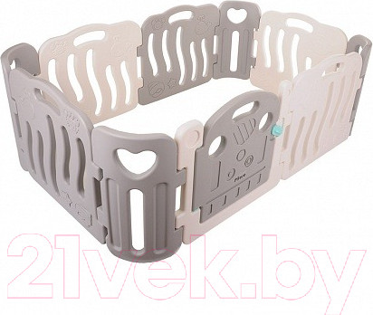 Изображение товара Игровой манеж Pituso Морской / L-WL07 (серый/бежевый)
