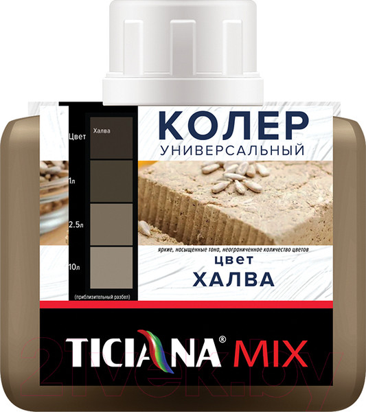 Изображение товара Колеровочная паста Ticiana Mix Универсальная (80мл, халва)