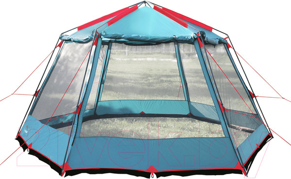 Изображение товара Туристический шатер BTrace Highland / T0256 (зеленый/бежевый)